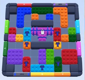 Color Block Jam level 342 / 736 / 1180 / 2156: screenshot of the board