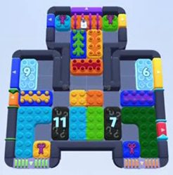 Color Block Jam level 1175 / 1169 / 2088: screenshot of the board