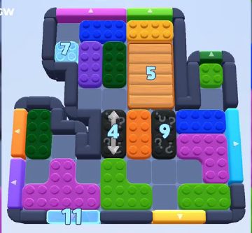 Color Block Jam level 995 / 996 / 1902: screenshot of the board