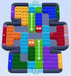 Color Block Jam level 1422 / 1413 / 1416: screenshot of the board