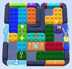 Color Block Jam level 867 / 1724: screenshot of the board