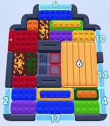 Color Block Jam level 1746 / 2753: screenshot of the board