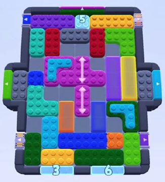 Color Block Jam level 1474 / 1485 / 1471 / 1489: screenshot of the board