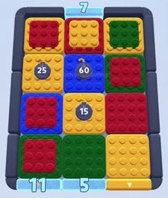 Color Block Jam level: screenshot of the board