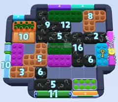 Color Block Jam level 1535 / 2445: screenshot of the board