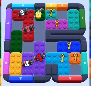 Color Block Jam level 846 / 1738: screenshot of the board