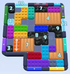 Color Block Jam level 1271 / 2176: screenshot of the board