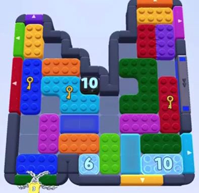 Color Block Jam level 1462 / 1463 / 1464 / 1490: screenshot of the board