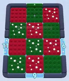 Color Block Jam level 100: screenshot of the board