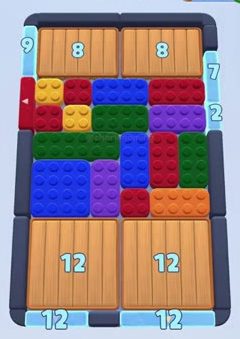 Color Block Jam level 172: screenshot of the board