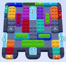 Color Block Jam level 1197 / 1195: screenshot of the board