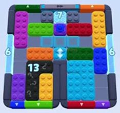 Color Block Jam level 1378 / 1381: screenshot of the board