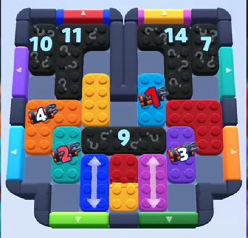 Color Block Jam level 776 / 780: screenshot of the board