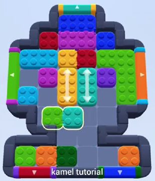 Color Block Jam level 413: screenshot of the board