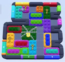 Color Block Jam level 715 / 720: screenshot of the board
