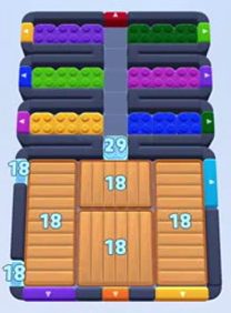 Color Block Jam level 1680 / 1687 / 2677: screenshot of the board