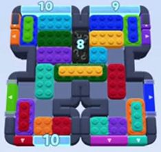 Color Block Jam level 1435 / 1432: screenshot of the board