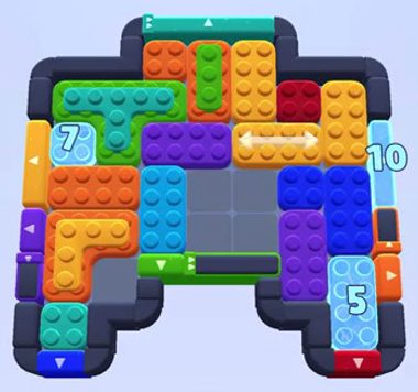 Color Block Jam level 1339 / 1337 / 1340: screenshot of the board