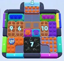 Color Block Jam level 1096 / 1984: screenshot of the board