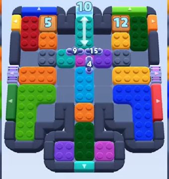 Color Block Jam level 747 / 746: screenshot of the board