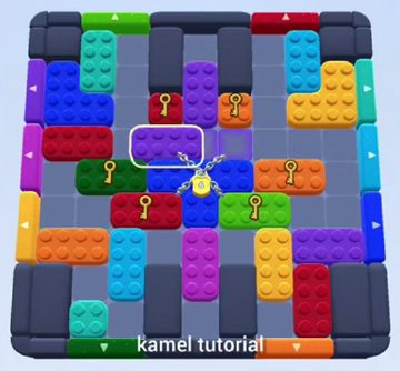 Color Block Jam level 297 / 685: screenshot of the board