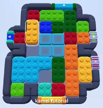 Color Block Jam level 450 / 844 / 1344: screenshot of the board