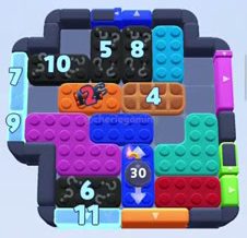 Color Block Jam level 964 / 1875: screenshot of the board