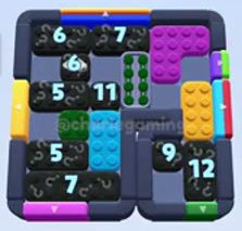 Color Block Jam level 739 / 1203 / 1522 / 1523 / 2432 / 2433 / 13 / 15 / 90 / 138 / 701 / 747 / 1201 / 1599 / 1616 / 2132 / 2510 / 2527: screenshot of the board