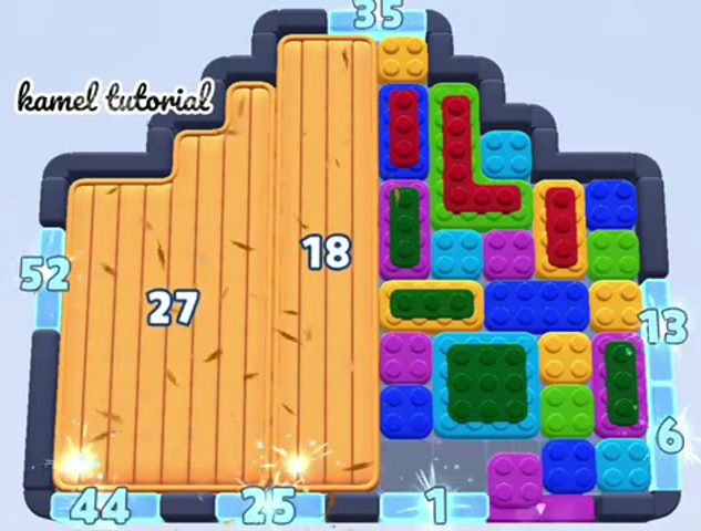 Color Block Jam level 1734 / 1882 / 2741: screenshot of the board