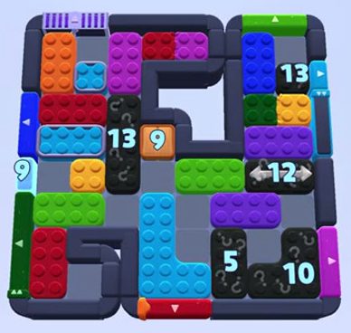 Color Block Jam level 1570 / 1567 / 1569 / 1574: screenshot of the board