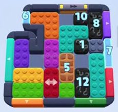 Color Block Jam level 1099 / 1976: screenshot of the board