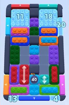 Color Block Jam level 196 / 584 / 1034 / 1772: screenshot of the board