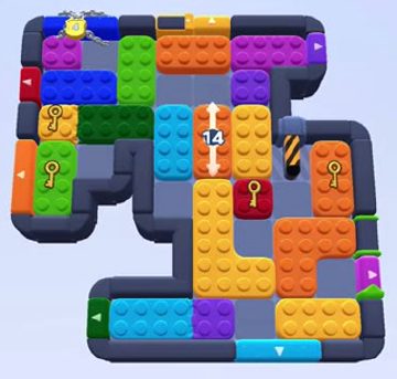 Color Block Jam level 1513 / 1507 / 1509 / 1510: screenshot of the board