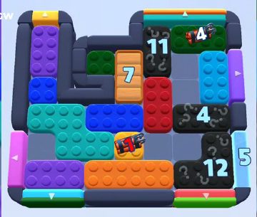 Color Block Jam level 981 / 984 / 1857: screenshot of the board