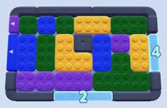Color Block Jam level: screenshot of the board