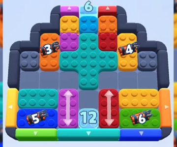 Color Block Jam level 862 / 1771: screenshot of the board