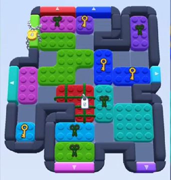 Color Block Jam level 520 / 931 / 1414: screenshot of the board