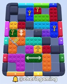 Color Block Jam level 613: screenshot of the board
