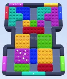 Color Block Jam level 110 / 498 / 948 / 1565: screenshot of the board