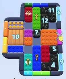 Color Block Jam level 890 / 1792: screenshot of the board