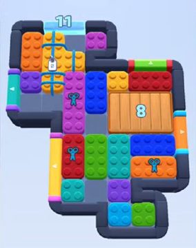 Color Block Jam level 430: screenshot of the board