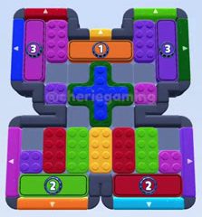 Color Block Jam level 1403 / 1396 / 1399 / 1402: screenshot of the board