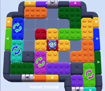 Color Block Jam level 1276 / 1279 / 1283: screenshot of the board