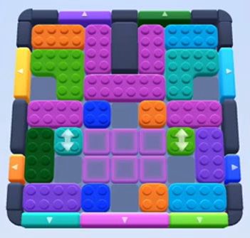 Color Block Jam level 120 / 958 / 1575: screenshot of the board