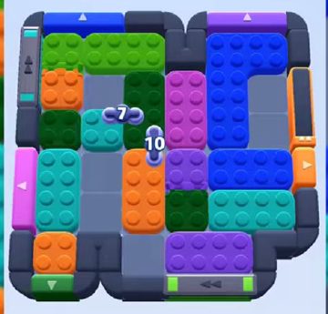 Color Block Jam level 649 / 1633: screenshot of the board