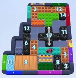 Color Block Jam level 1566 / 2477: screenshot of the board