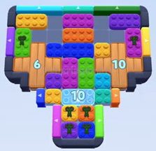 Color Block Jam level 285 / 673: screenshot of the board