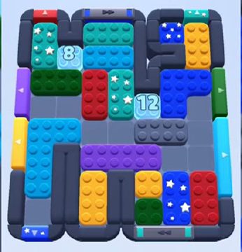 Color Block Jam level 629 / 1509: screenshot of the board