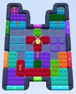 Color Block Jam level 142 / 530 / 980 / 1597: screenshot of the board