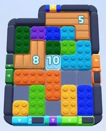 Color Block Jam level 607 / 1529: screenshot of the board